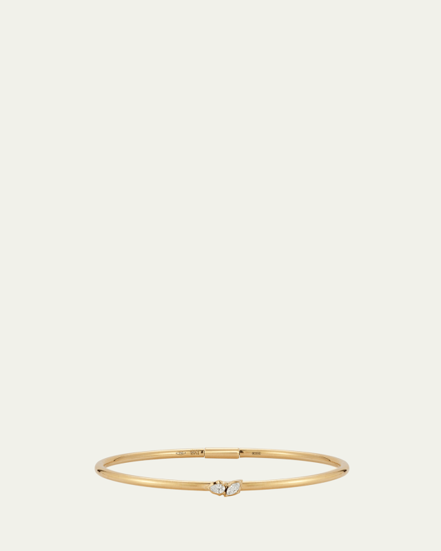 Posey Diamond Plie Bangle Bracelet